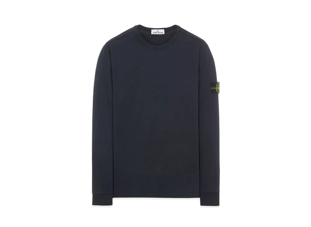 Stone Island 64450 GAUZED COTTON JERSEY "Blue"