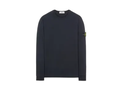 Stone Island 64450 GAUZED COTTON JERSEY "Blue"