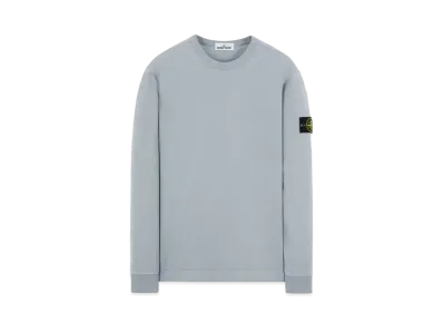 Stone Island 64450 GAUZED COTTON JERSEY "Pearl Grey"