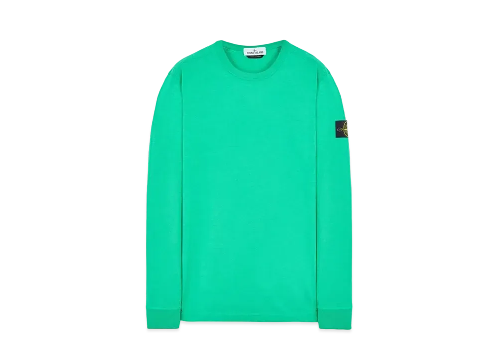 Stone Island 64450 GAUZED COTTON JERSEY "Green"