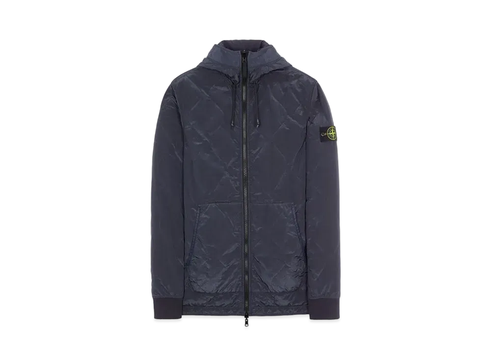 Stone Island 64948 QUILTED NYLON METAL/COTTON NYLON JERSEY _REVERSIBLE "Ink Blue"