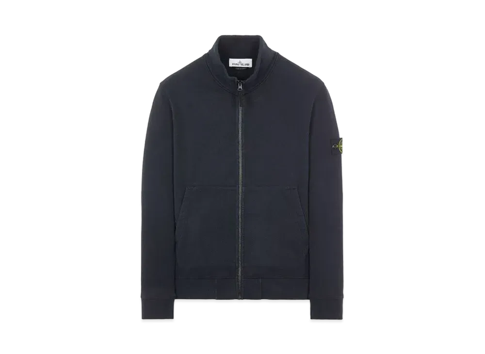 Stone Island 66120 BRUSHED COTTON FLEECE "Blue"