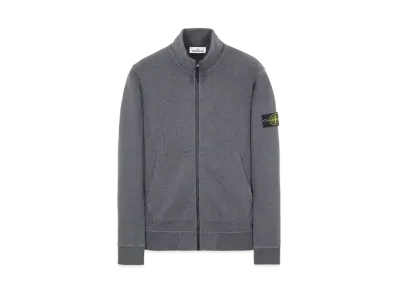 Stone Island 66120 BRUSHED COTTON FLEECE "Dark Grey Malange"