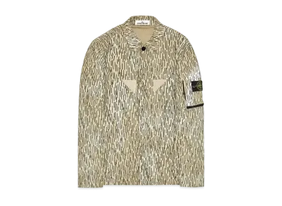 Stone Island 112E2 NASLAN LIGHT 'RAIN CAMO' PRINT "Ibory"