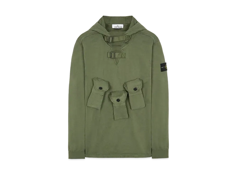 Stone Island 10110 STRETCH COTTON GABARDINE "Sage Green"