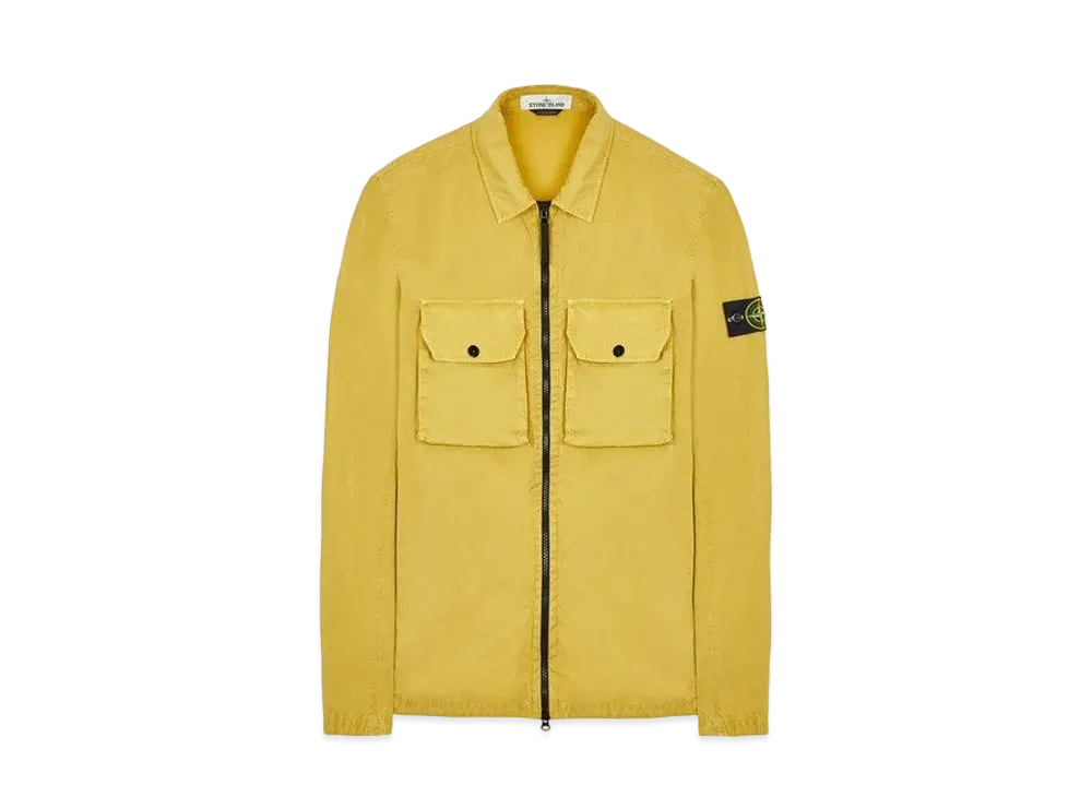 Stone Island 113WN BRUSHED COTTON CANVAS_'OLD' EFFECT "Dark Beige"