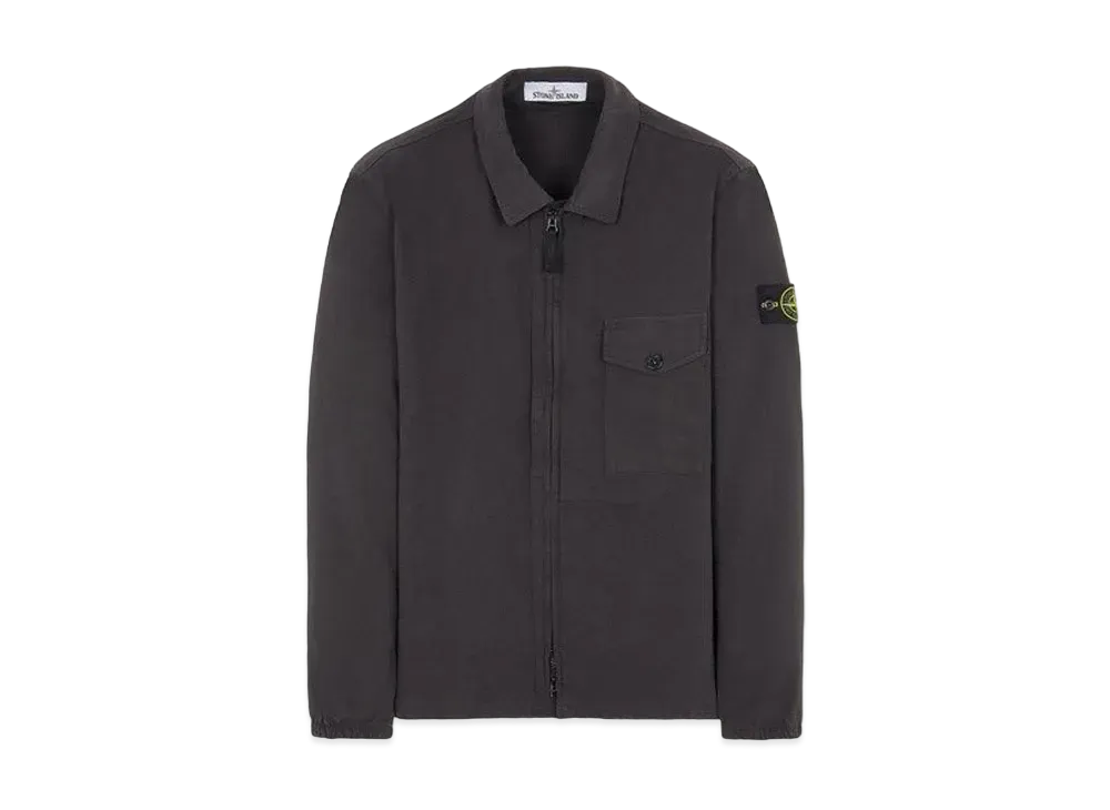 Stone Island 10704 TEXTURED BRUSHED RECYCLED COTTON "Steel Grey"