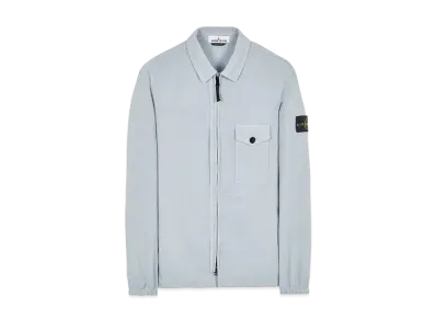 Stone Island 10704 TEXTURED BRUSHED RECYCLED COTTON "Pearl Grey"