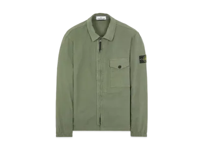 Stone Island 10704 TEXTURED BRUSHED RECYCLED COTTON "Sage Green"