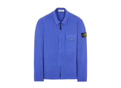 Stone Island 10704 TEXTURED BRUSHED RECYCLED COTTON "Periwinkle"