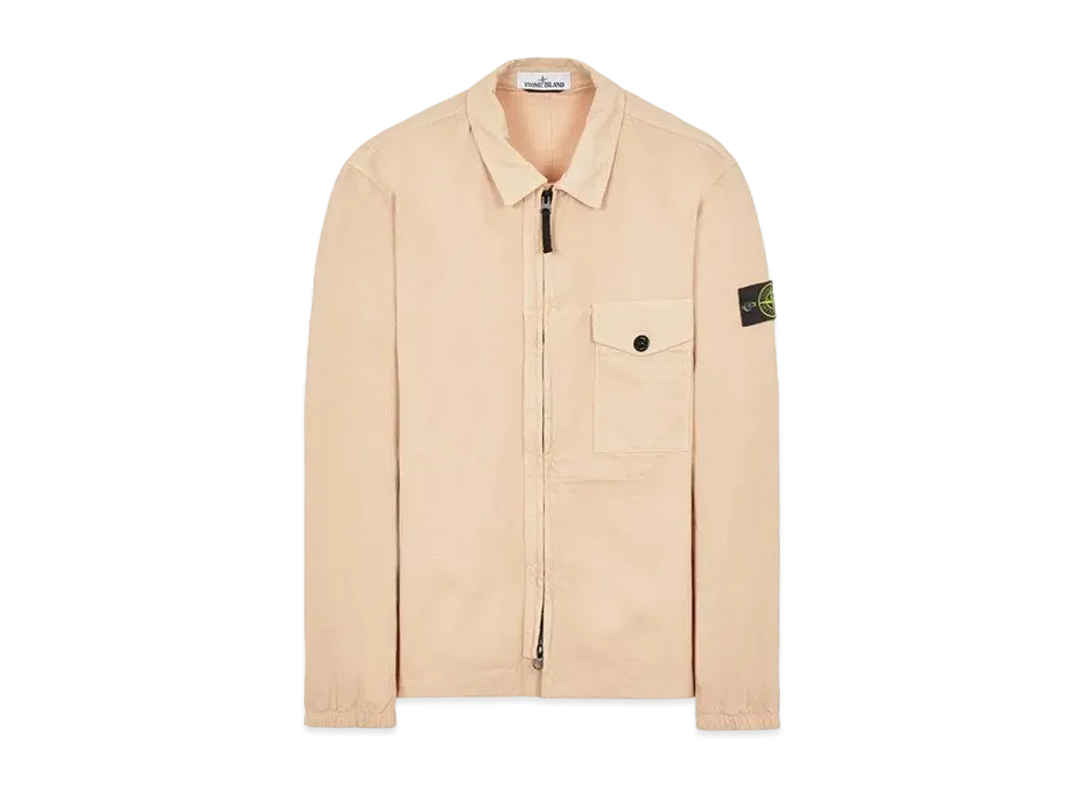 Stone Island 10704 TEXTURED BRUSHED RECYCLED COTTON "Pastel Pink"
