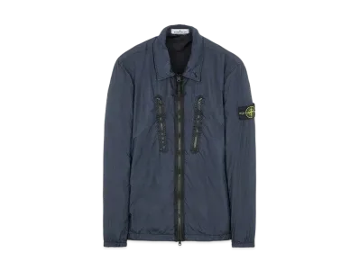 Stone Island 10523 GARMENT DYED CRINKLE REPS NY -TC "Blue"