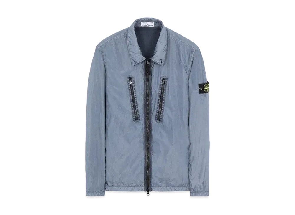 Stone Island 10523 GARMENT DYED CRINKLE REPS NY -TC "Pastel Blue"
