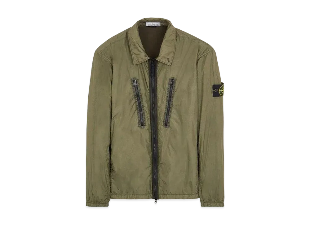 Stone Island 10523 GARMENT DYED CRINKLE REPS NY -TC "Sage Green"