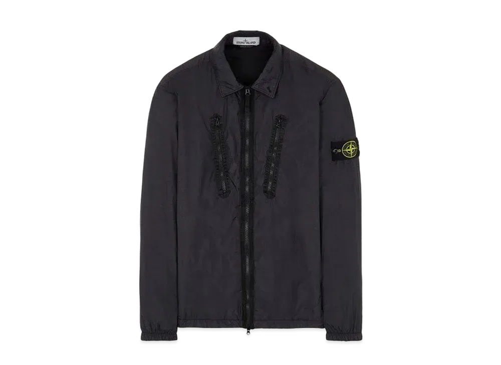 Stone Island 10523 GARMENT DYED CRINKLE REPS NY -TC "Black"