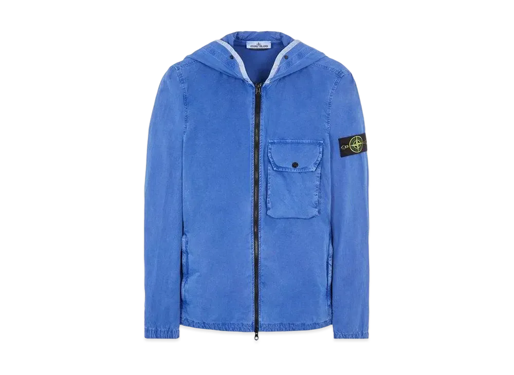 Stone Island 114WN BRUSHED COTTON CANVAS_'OLD' EFFECT "Periwinkle"