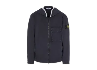 Stone Island 114WN BRUSHED COTTON CANVAS_'OLD' EFFECT "Blue"