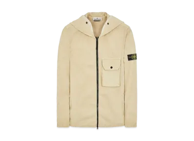 Stone Island 114WN BRUSHED COTTON CANVAS_'OLD' EFFECT "Ibory"