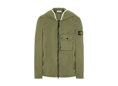 Stone Island 114WN BRUSHED COTTON CANVAS_'OLD' EFFECT "Sage Green"