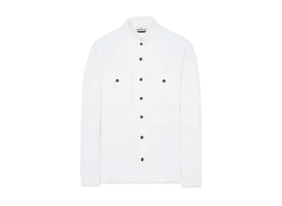 Stone Island 12111 COTTON CORDUROY_REGULAR FIT "White"