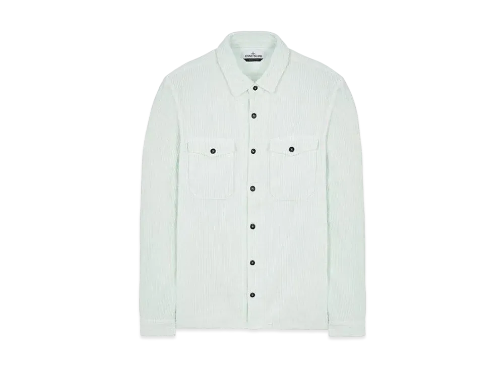 Stone Island 12111 COTTON CORDUROY_REGULAR FIT "Light Green"