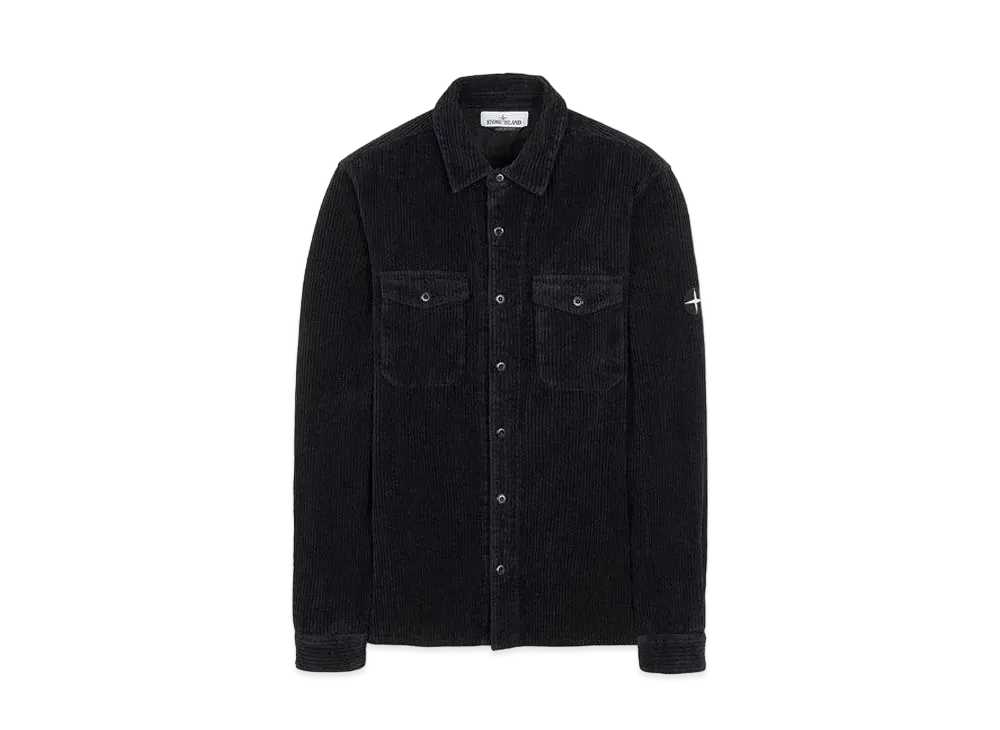 Stone Island 12111 COTTON CORDUROY_REGULAR FIT "Black"