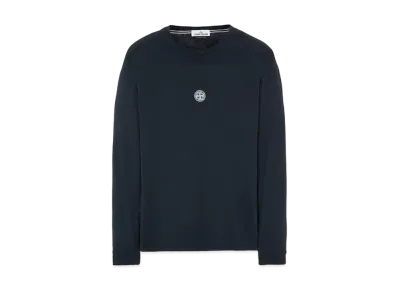 Stone Island 2ML80 COTTON JERSEY 'MOSAIC THREE' PRINT_SLIM FIT "Blue"