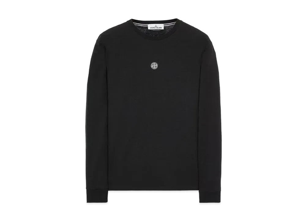 Stone Island 2ML80 COTTON JERSEY 'MOSAIC THREE' PRINT_SLIM FIT "Black"