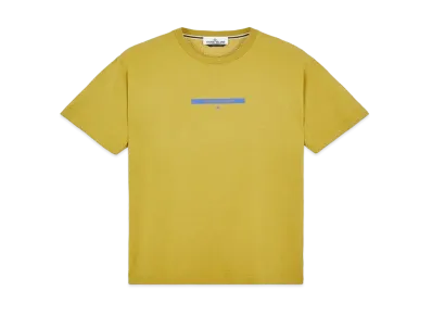 Stone Island 2NS84 COTTON JERSEY, 'MICRO GRAPHICS ONE' PRINT_SLIM FIT "Dark Beige"