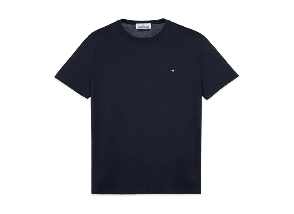 Stone Island 20336 ORGANIC COTTON/ SEAQUAL POLYESTER YARN_SLIM FIT "Blue"