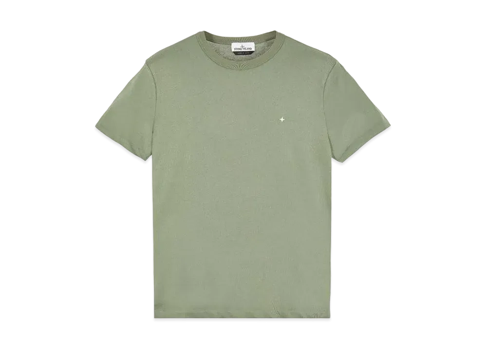 Stone Island 20336 ORGANIC COTTON/ SEAQUAL POLYESTER YARN_SLIM FIT "Sage Green"