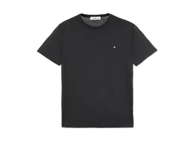 Stone Island 20336 ORGANIC COTTON/ SEAQUAL POLYESTER YARN_SLIM FIT "Black"