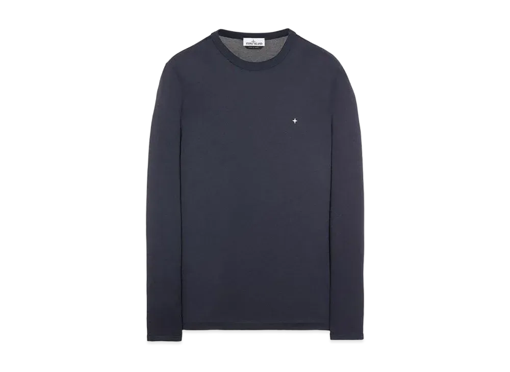 Stone Island 20436 ORGANIC COTTON/ SEAQUAL POLYESTER YARN_SLIM FIT "Blue"