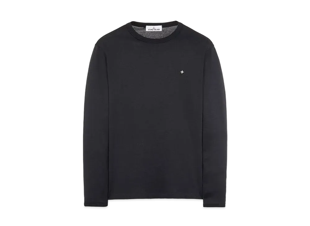 Stone Island 20436 ORGANIC COTTON/ SEAQUAL POLYESTER YARN_SLIM FIT "Black"