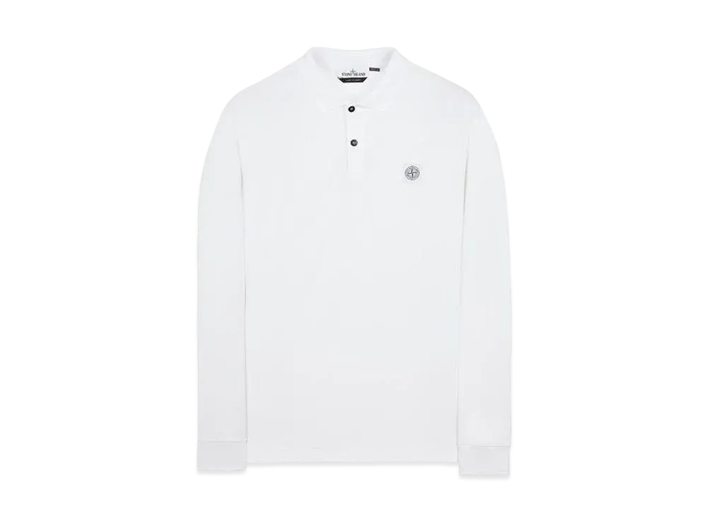 Stone Island 20639 50/2 COTTON PIQUE_REGULAR FIT "White"