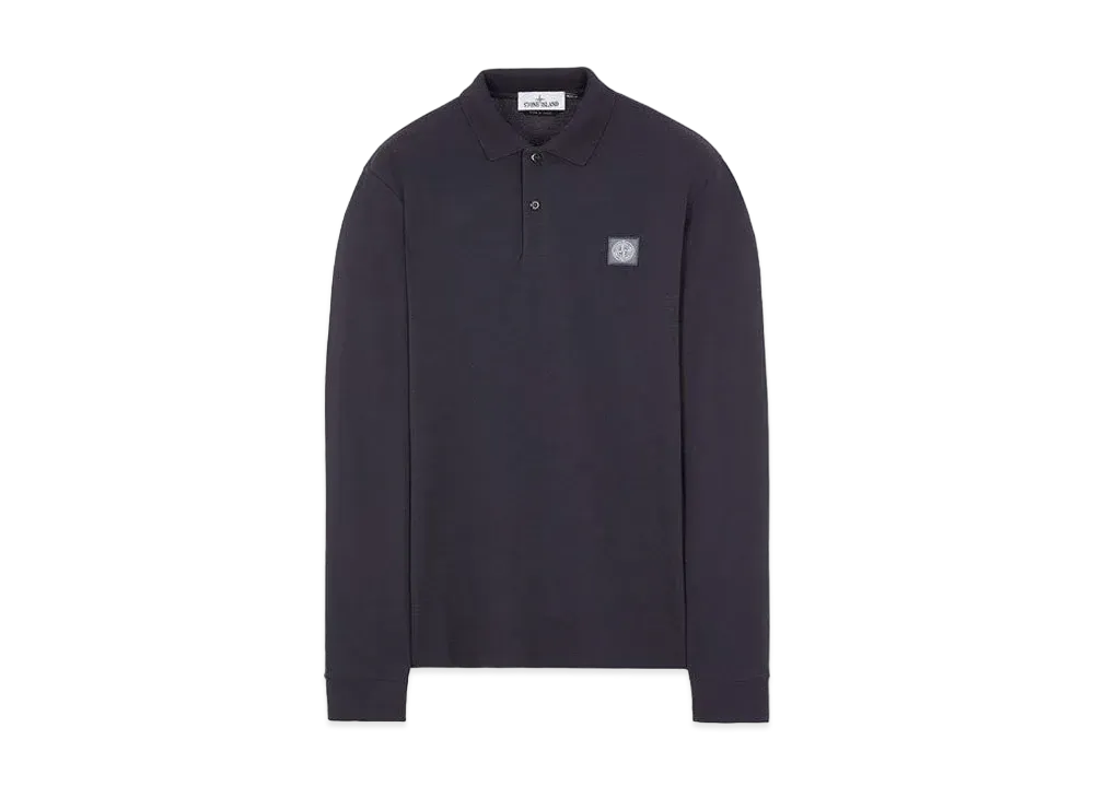 Stone Island 20639 50/2 COTTON PIQUE_REGULAR FIT "Ink Blue"