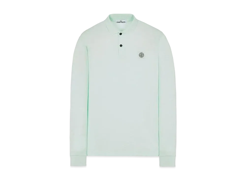 Stone Island 20639 50/2 COTTON PIQUE_REGULAR FIT "Light Green"