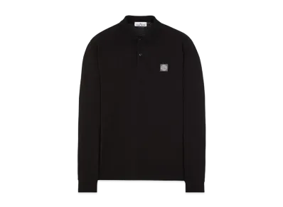 Stone Island 20639 50/2 COTTON PIQUE_REGULAR FIT "Black"