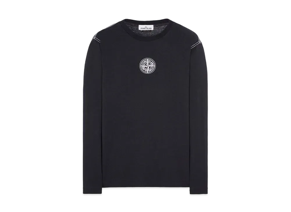 Stone Island 20793 COTTON JERSEY 'ULTRA INSTITUTIONAL TWO' PRINT_REGULAR FIT "Blue"