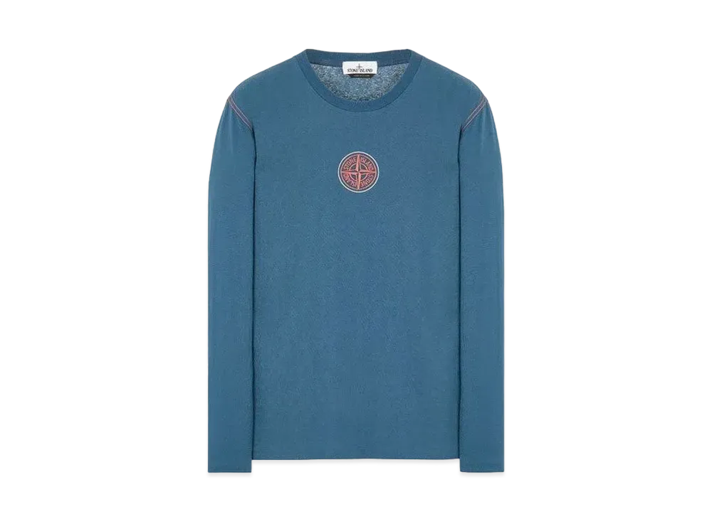 Stone Island 20793 COTTON JERSEY 'ULTRA INSTITUTIONAL TWO' PRINT_REGULAR FIT "Teal"