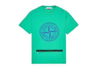 Stone Island 20892 COTTON JERSEY 'ULTRA INSTITUTIONAL ONE' PRINT_REGULAR FIT "Green"