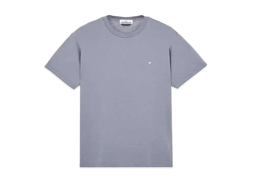 Stone Island 21213 60/2 COTTON JERSEY_SLIM FIT "Pastel Blue"