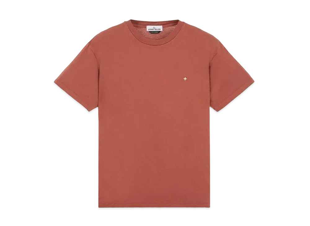 Stone Island 21213 60/2 COTTON JERSEY_SLIM FIT "Brick Red"