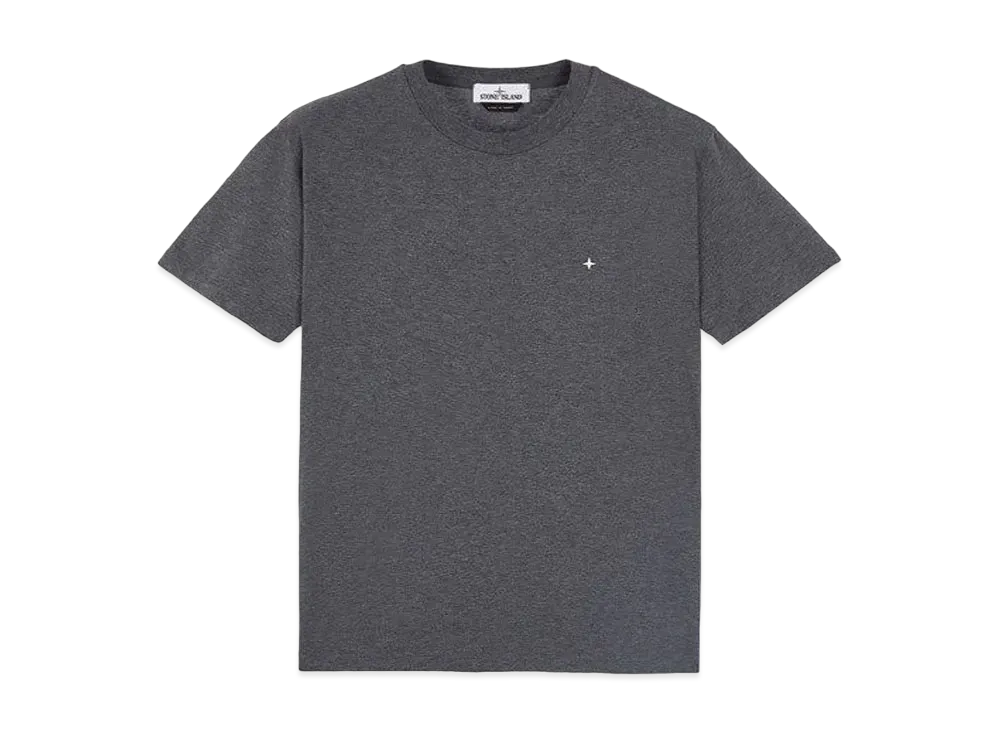 Stone Island 21213 60/2 COTTON JERSEY_SLIM FIT "Dark Grey Malange"