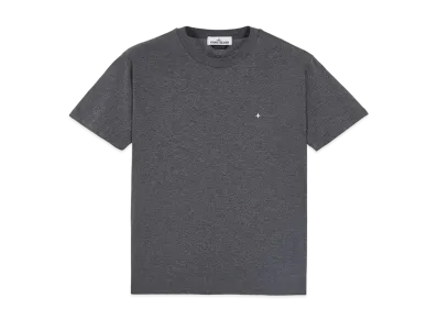 Stone Island 21213 60/2 COTTON JERSEY_SLIM FIT "Dark Grey Malange"