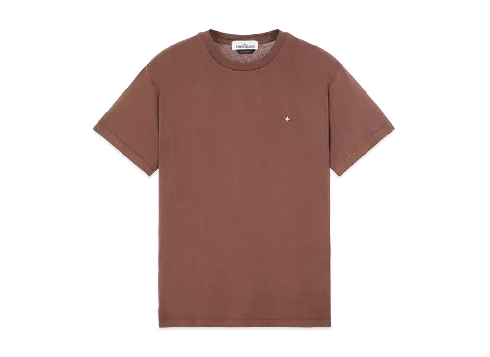Stone Island 21213 60/2 COTTON JERSEY_SLIM FIT "Mahogany Brown"
