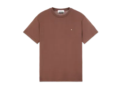 Stone Island 21213 60/2 COTTON JERSEY_SLIM FIT "Mahogany Brown"