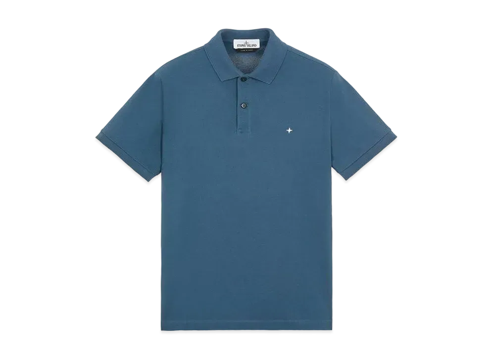 Stone Island 21717 STRETCH COTTON PIQUE_SLIM FIT "Teal"