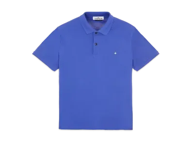 Stone Island 21717 STRETCH COTTON PIQUE_SLIM FIT "Periwinkle"