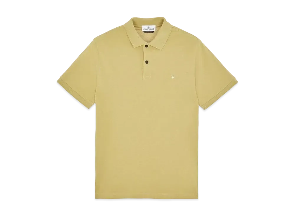 Stone Island 21717 STRETCH COTTON PIQUE_SLIM FIT "Dark Beige"